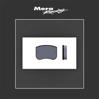 Dino Kart Bremsbelag Satz hinten 70 x 49,5mm