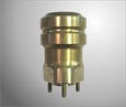 CRG Kart Radstern hinten 50x125mm Gold mit 2 Befestigungsschrauben