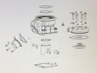 10. Maxter MXO/MXS 125ccm Zylinderfußdichtung