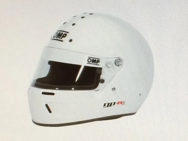 Casque Intégral OMP GP-R K MY2022 – Blanc, Taille XL, Homologation Snell K2020, Pour Karting