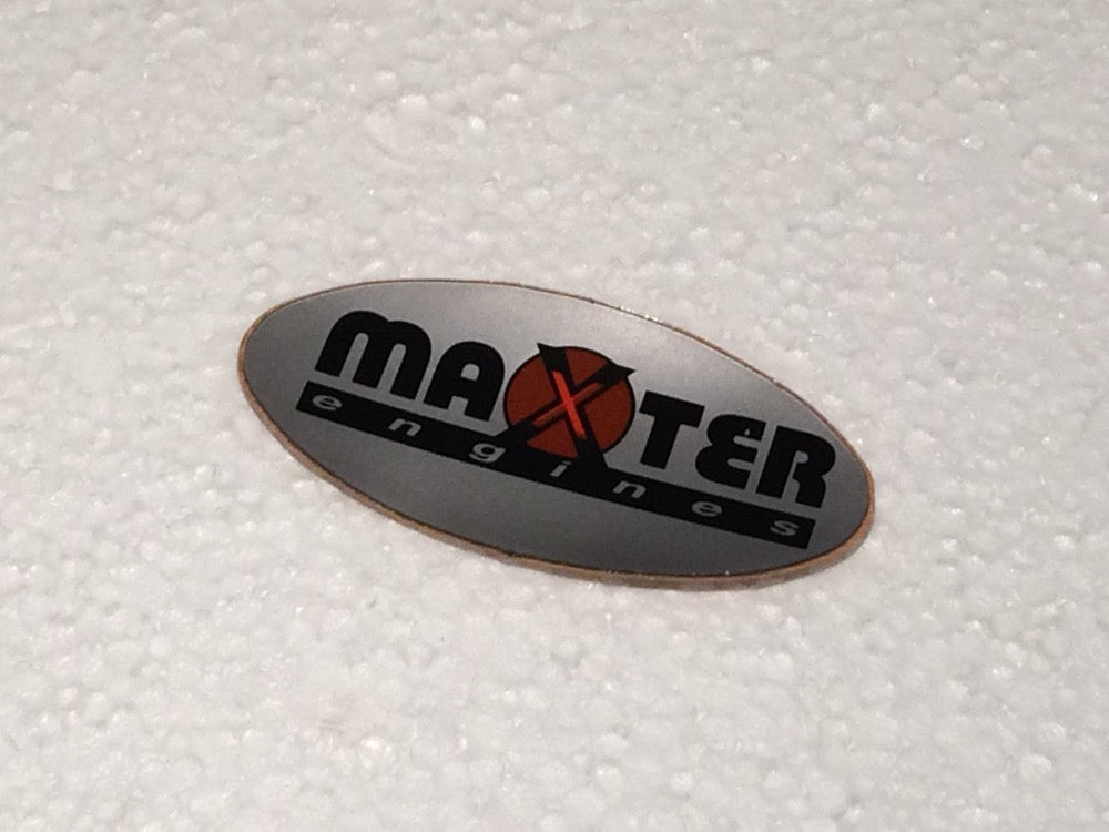 Aufkleber Maxter Kart Engines 8,5 x 3,8cm