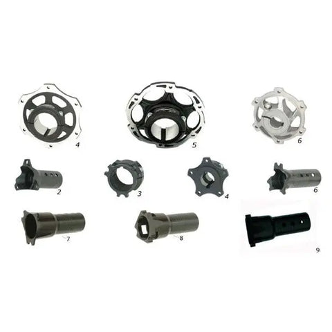 CRG Kart Kettenradaufnahmen/Bremsscheibenaufnahmen/Kettenschutz/Kettenspanner & Zubehör