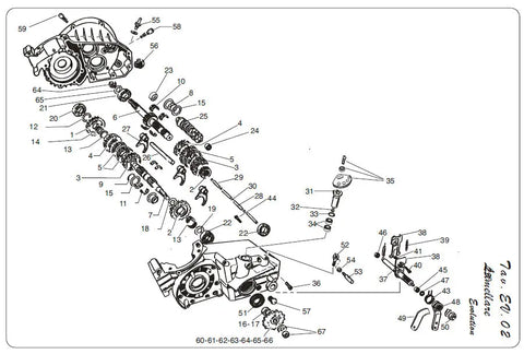Pavesi Kart Motorenteile Tav.02