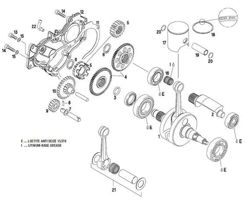 Rotax Max 125ccm Kurbelwelle