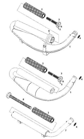 Rotax Max 125ccm Abgassystem