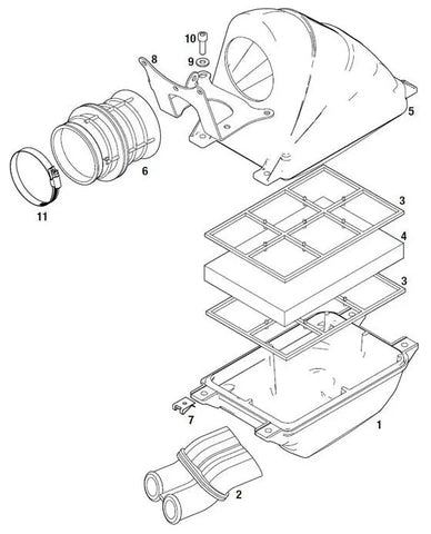 Rotax Max 125ccm Airbox