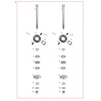 Sniper Adjuster 2 NEW - Set komplett mit Achsschenkelbolzen 10mm