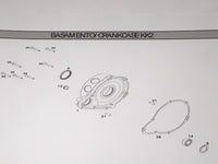 1. Modena KK2 125ccm Kupplungsgehäusedeckel