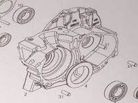 2. Modena KK2 125ccm Kupplungsgehäuse