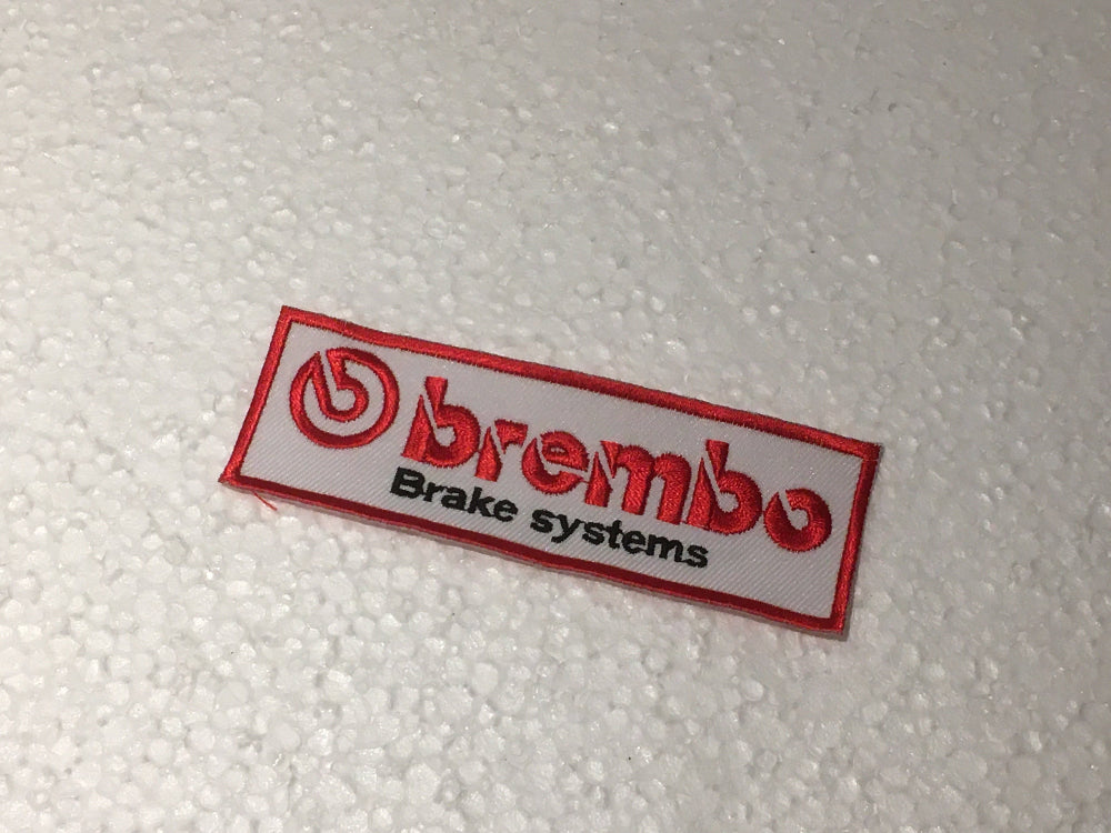 Aufnäher Brembo Brake Systems  11x3,5cm