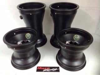 CRG Kart Felgensatz Aluminium AMV 9F - Schwarz