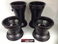 CRG Kart Felgensatz Aluminium AMV 9F - Schwarz