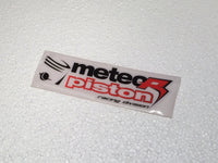 Aufkleber Meteor Pistons Racing Division 18 x 5,5cm