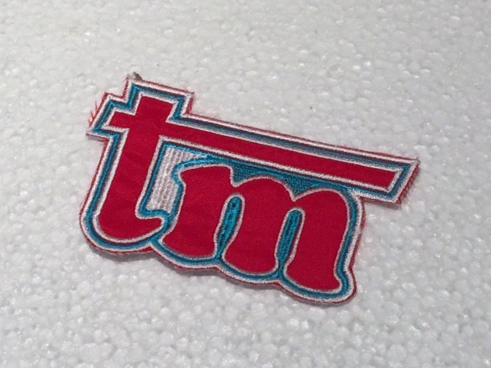 Aufnäher TM Racing alte Version 11 x 6,5cm