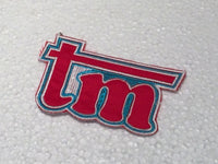 Aufnäher TM Racing alte Version 11 x 6,5cm