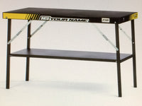 Aluminium Arbeitstisch Kart Racing Motorsport Pro mit Ablage Team Personalisiert