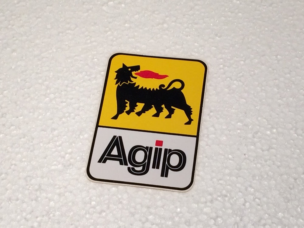 Aufkleber Agip 10 x 7cm