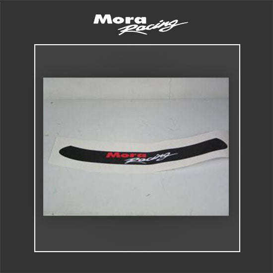 Kartracing Helm Visieraufkleber Mora Racing