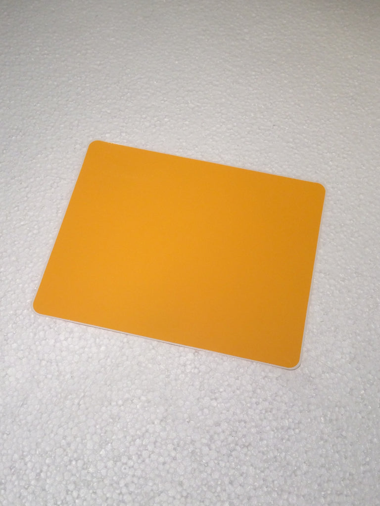 Kart Aufkleber Gelb Nummerntafel hinten