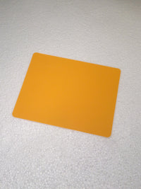 Kart Aufkleber Gelb Nummerntafel hinten