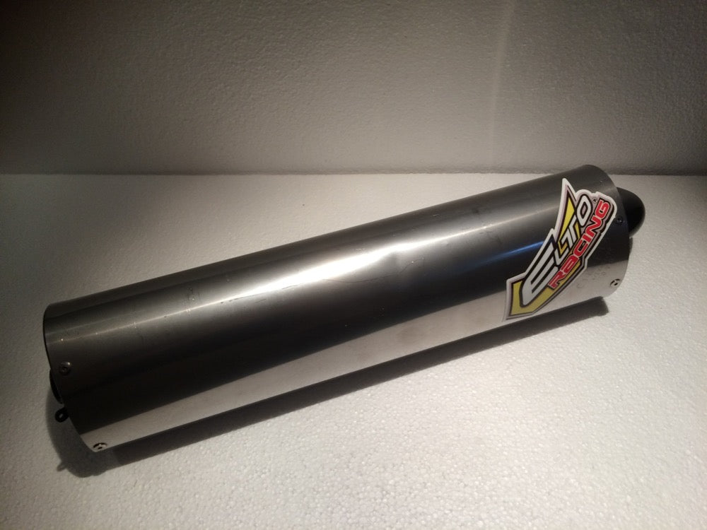 59. Kart TM Endschalldämpfer 125ccm KZ Elto Racing INOX OVS 2 Oval (CIK Homologiert 2014 - 2022 - 3/EX-SI/24)