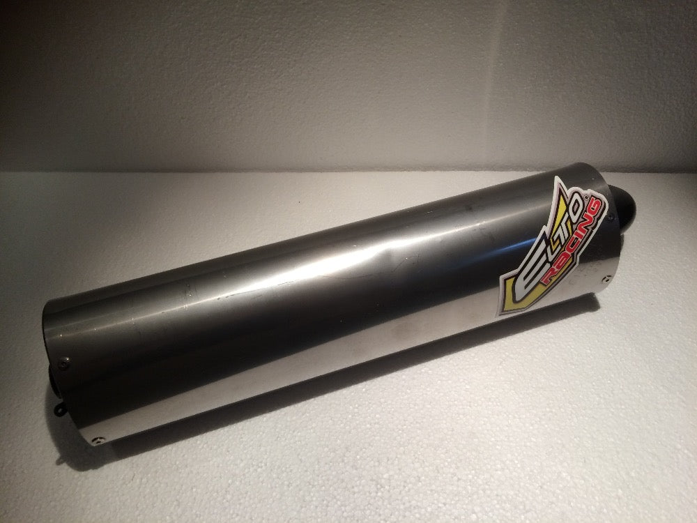 Kart TM Endschalldämpfer 125ccm Elto Racing 4/EX-SI/22 OVD 4 INOX - CIK-FIA Homologiert