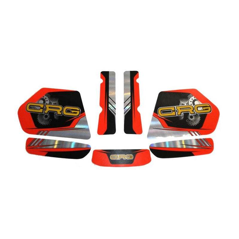 CRG Kart Benzintank Aufkleberset Matt - 8,5L - 2018