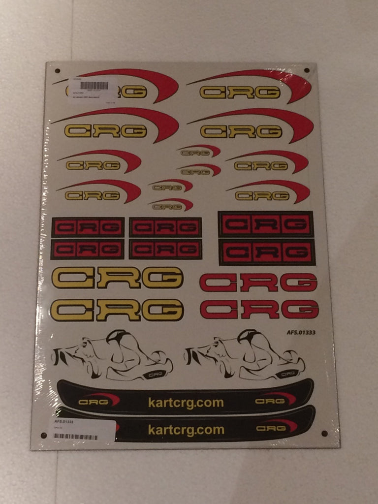 CRG Kart Aufkleber Set