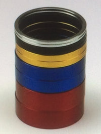 Satz Aluminium Distanzringe für Kart Radstern hinten 50mm