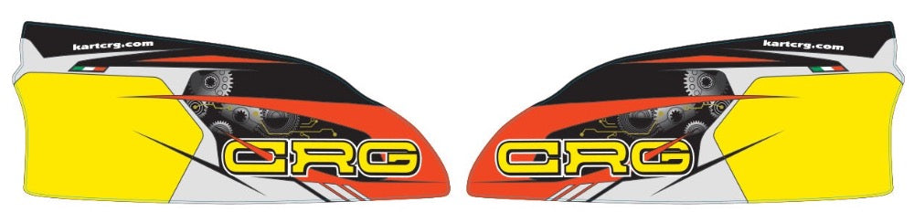 CRG Kart Sticker-Set Seitenkästen Mini MK14