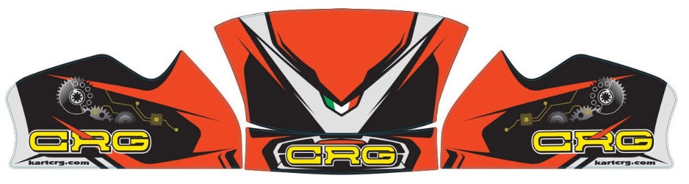 CRG Kart Sticker-Set Frontspoiler Mini - 2018