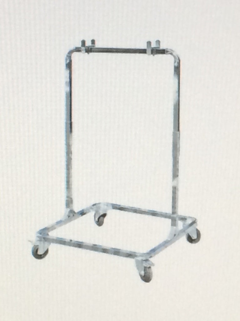 Kartständer stehend verchromt für 2 Karts