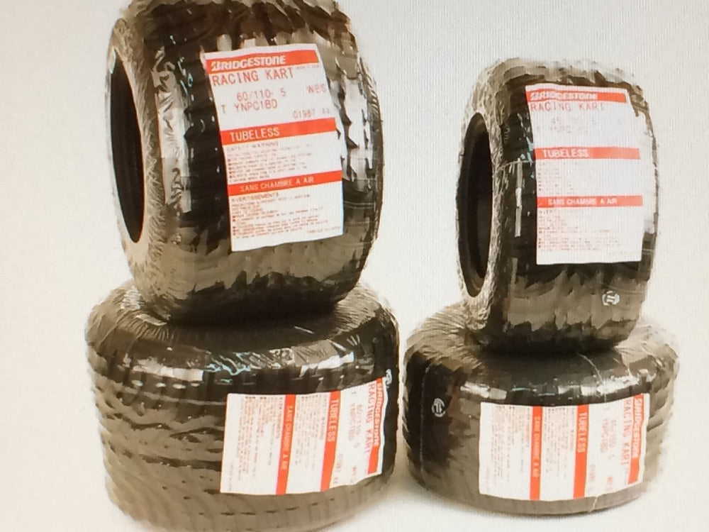 Satz Kart Regenreifen Bridgestone YNP 4.50/6.00-5