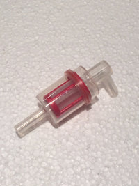 Kart Benzinfilter Groß mit Kunststofffilter und 90° Anschluss