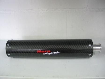 Kart TM Endschalldämpfer Carbon Black Racing Spezial D82