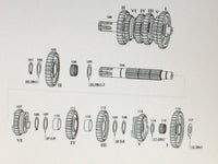 117. Maxter MXO/MXV 125ccm Sekundärwelle Anlaufscheibe 15x28x1mm