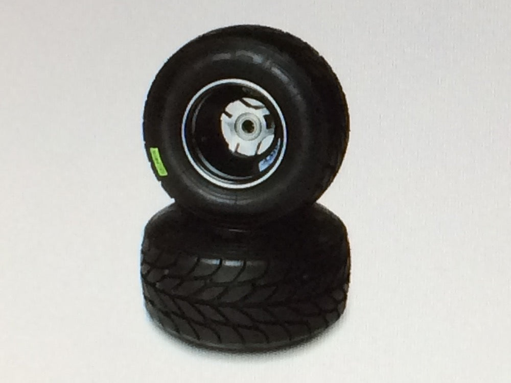 Satz Mojo CW MicroMax Kart Regenreifen 4.50/3.60-5 CIK