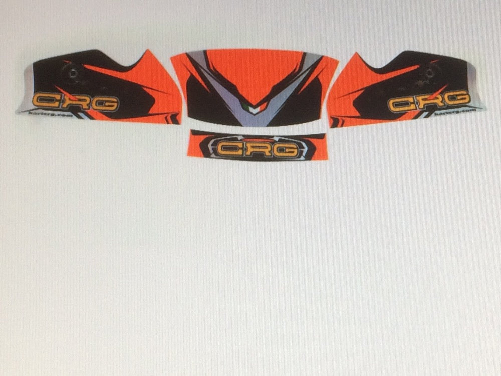 CRG Kart Sticker-Set Frontspoiler Mini MK20