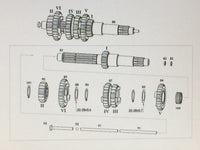 88. Maxter MXO/MXV 125ccm Primärwelle Anlaufscheibe 20x28x0,6mm Schaltwelle