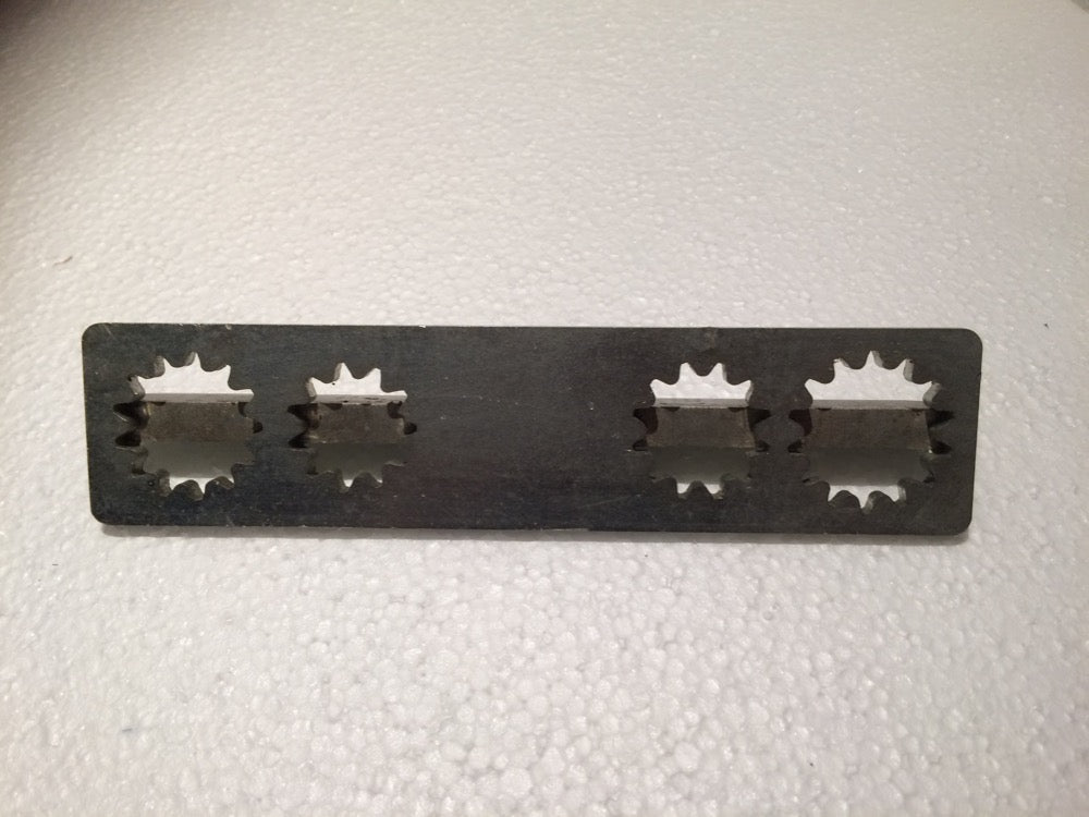 Haltevorrichtung für Motorritzel Kart Rotax 11 - 14 Zähne