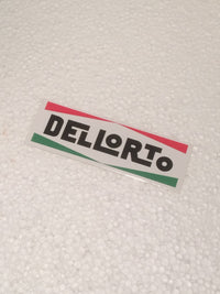Aufkleber Dellorto 12 x 4cm