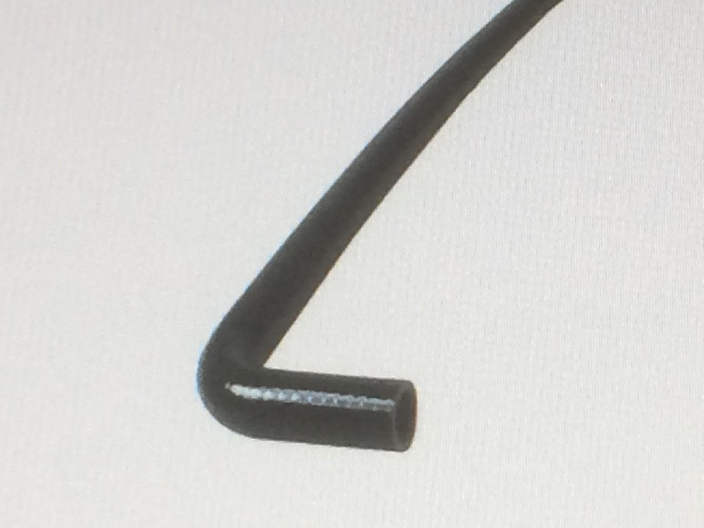 Silikon Kühlwasserschlauch Gewebeverstärkt mit 1x 90° Bogen 16mm Ø