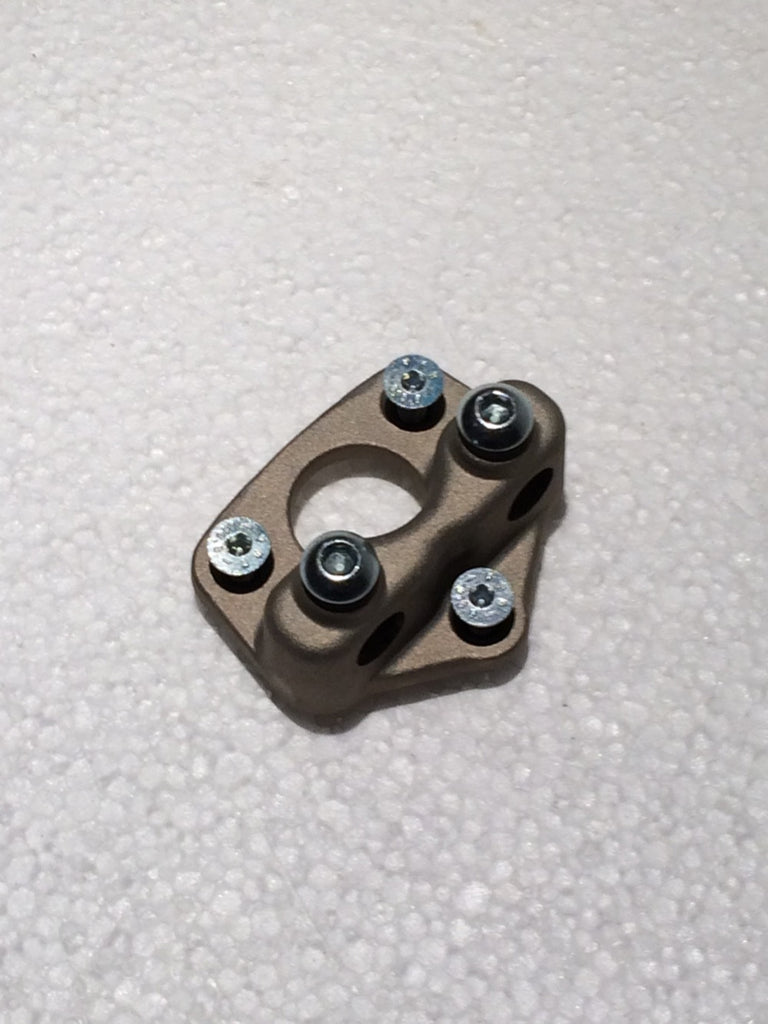 CRG Kart Halter für Fußstütze Gold Aluminium verstellbar