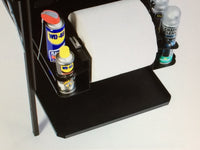 Aluminium Ablage Kart Racing Motorsport Standard incl. Spraydosen & Papierollenhalter