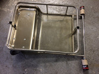 CRG Kartwagen verchromt mit großen Lenkrollen