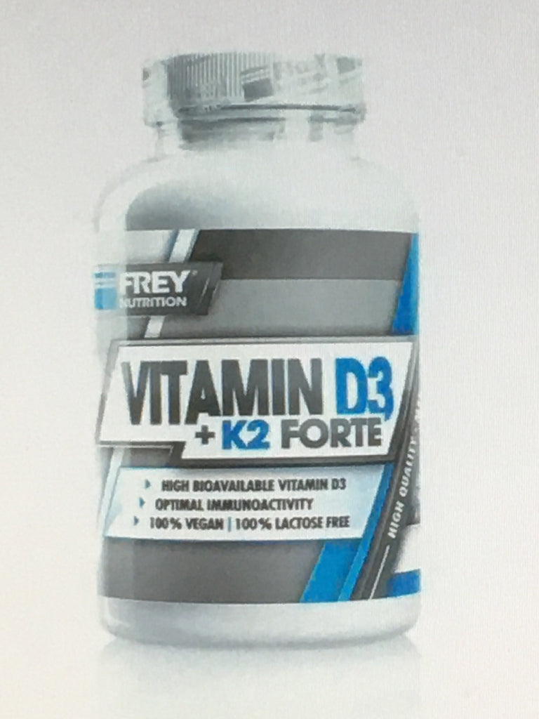 Frey Nutrition Vitamin D3 + K2 Forte - 90 Kapseln